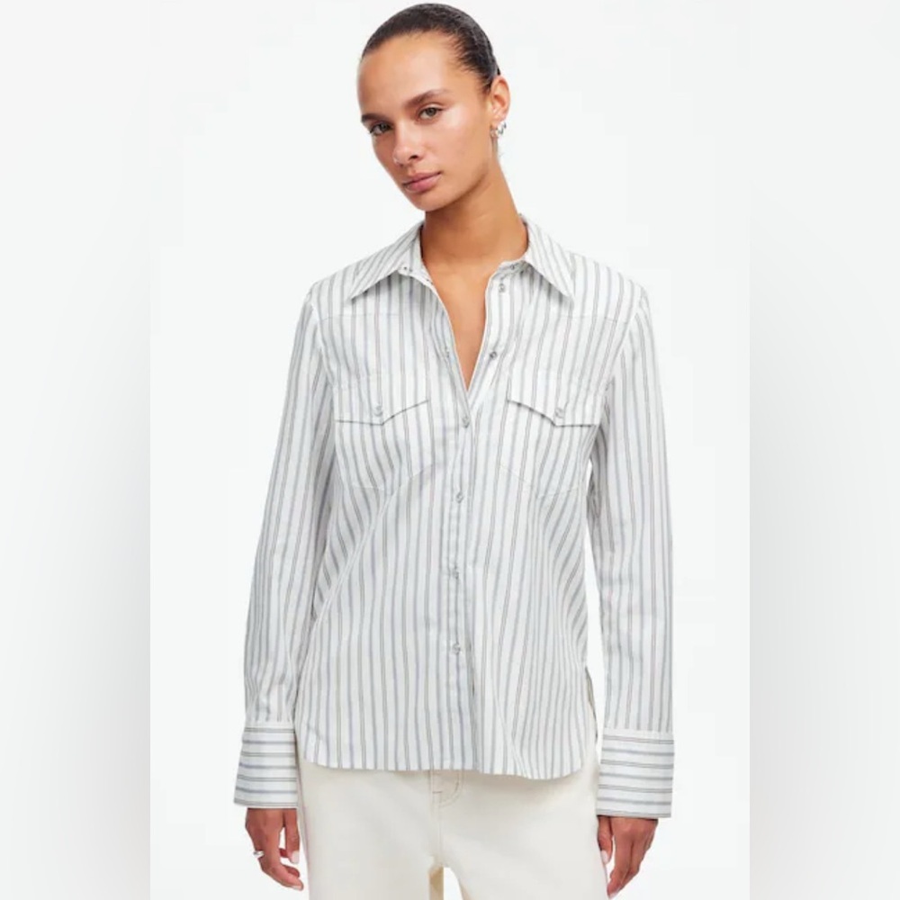 Madewell Western button Up‎ Shirt